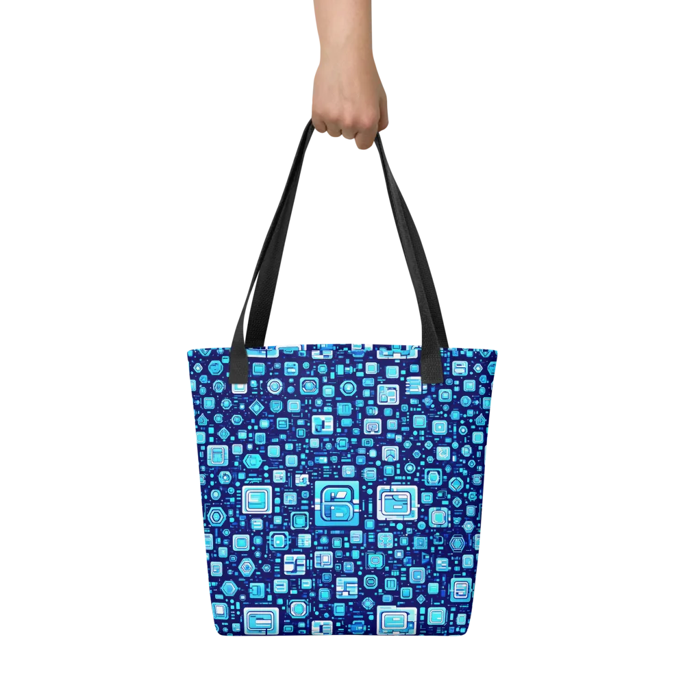 Sapphire Signal on Tote Bag — Front