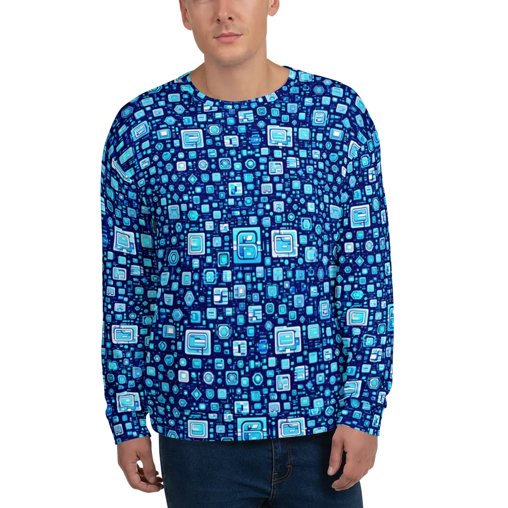 Sapphire Signal on Sweatshirt — Front
