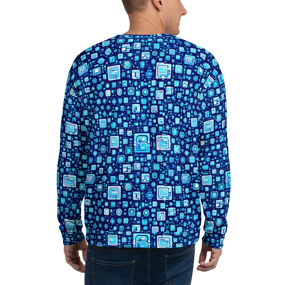 Sapphire Signal on Sweatshirt — Back