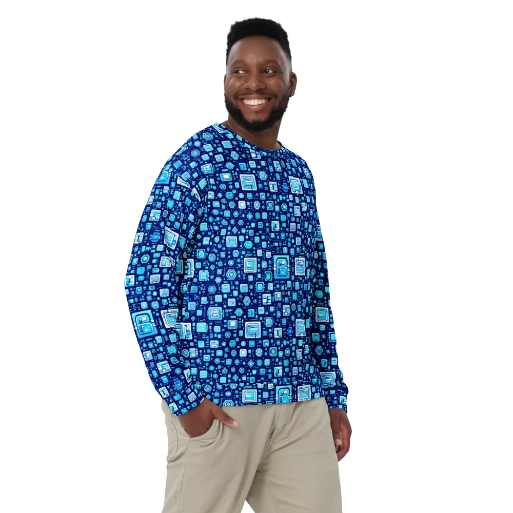 Sapphire Signal on Sweatshirt — Front