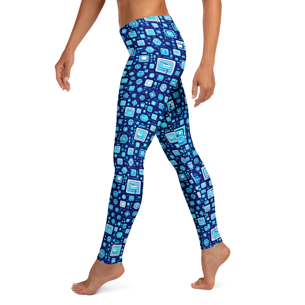 Sapphire Signal on Leggings — Left
