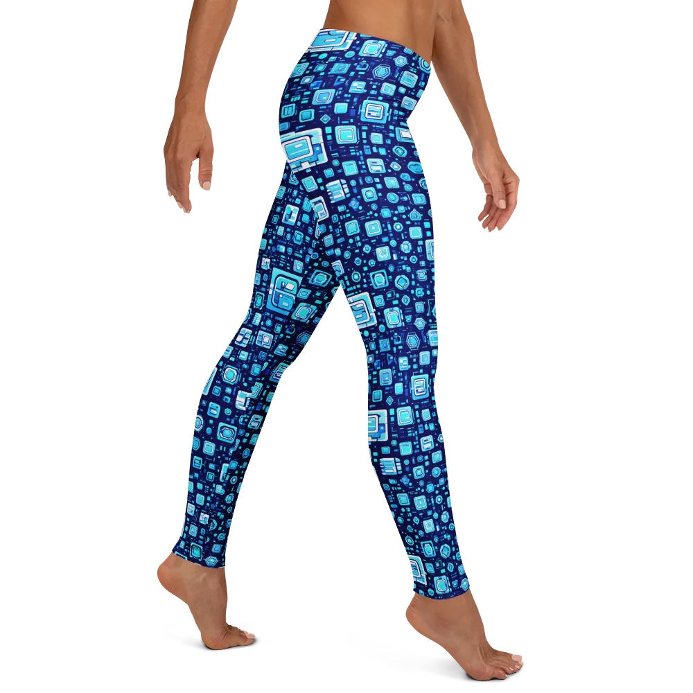 Sapphire Signal on Leggings — Right