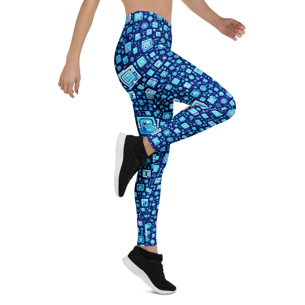 Sapphire Signal on Leggings — Right