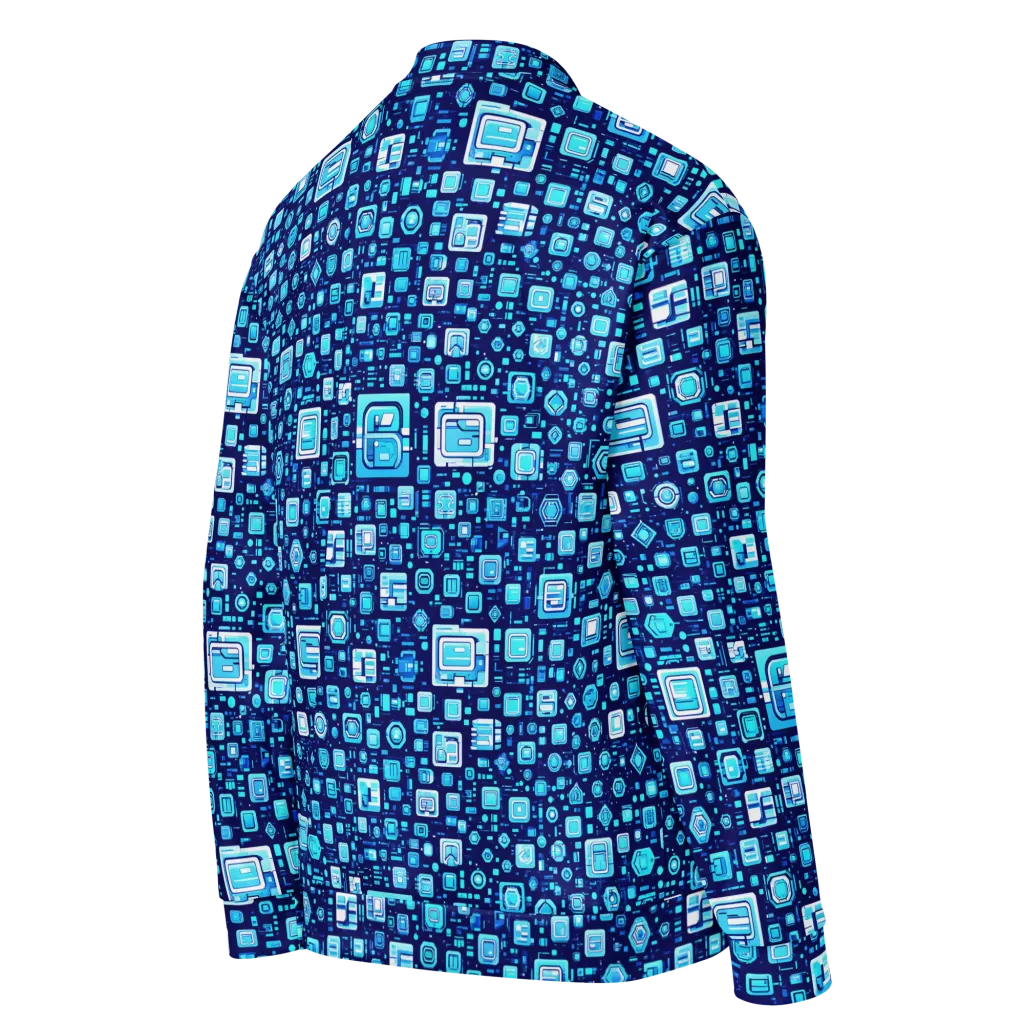 Sapphire Signal on Bomber Jacket — Right Back