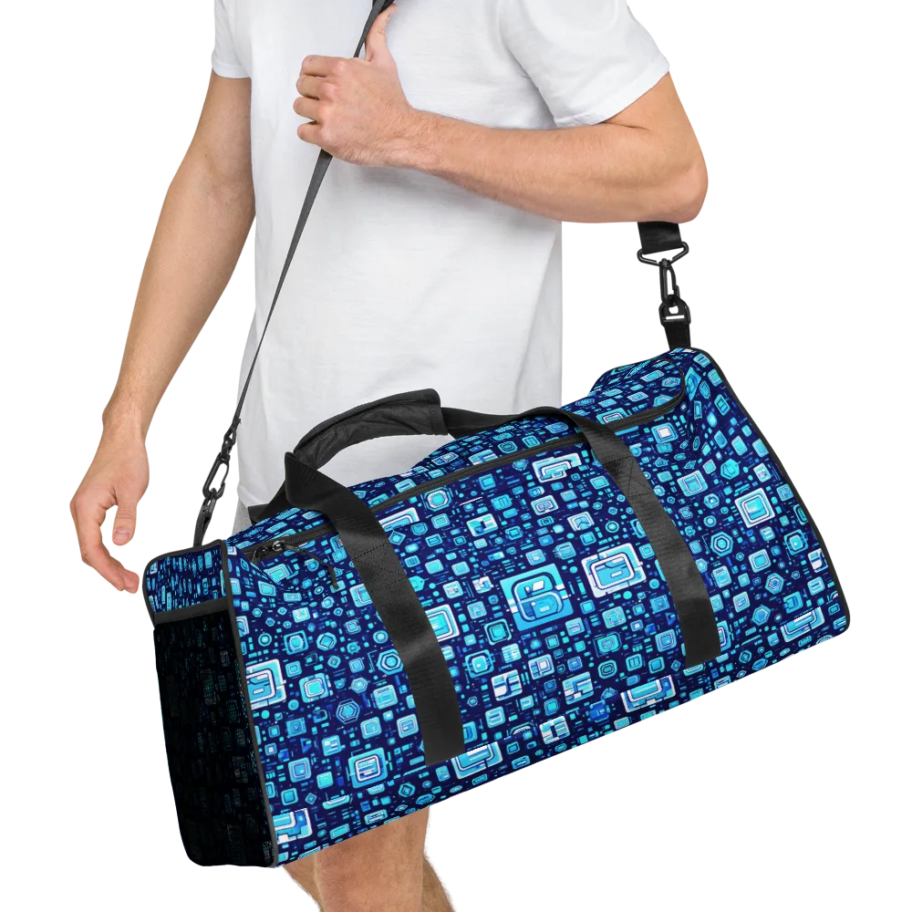 Sapphire Signal on Duffle Bag — Right Front