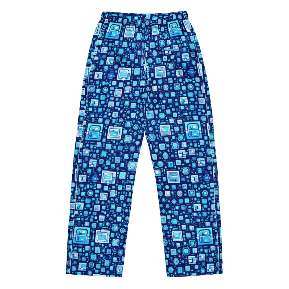 Sapphire Signal on Women's Pajama Pants — Front