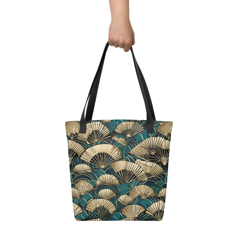 Gilded Fan Dance on Tote Bag — Front