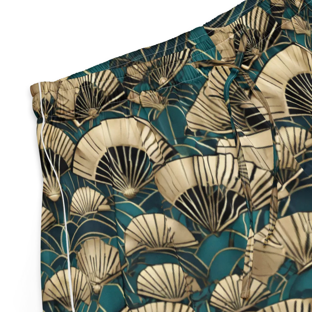Gilded Fan Dance on Women's Pajama Shorts — Product details