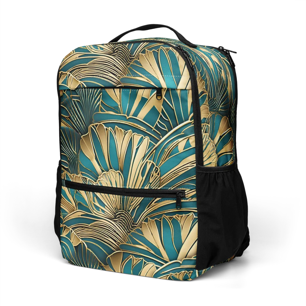 Gilded Botanica on Utility Backpack — Left Front