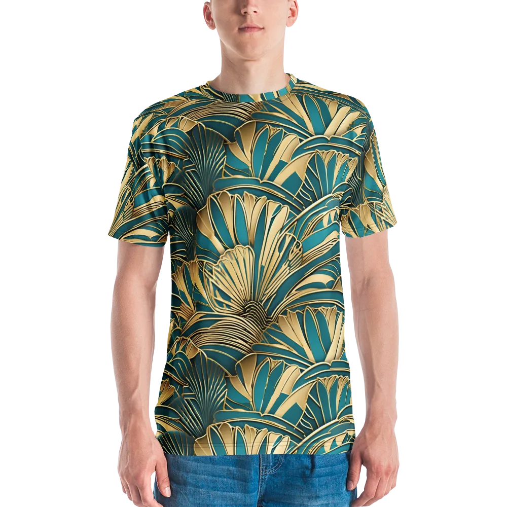 Gilded Botanica on Men's Crew Neck T-Shirt — Front