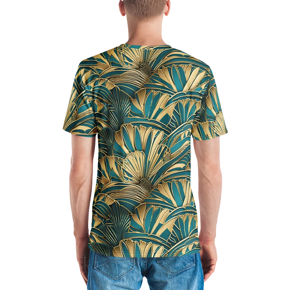 Gilded Botanica on Men's Crew Neck T-Shirt — Back