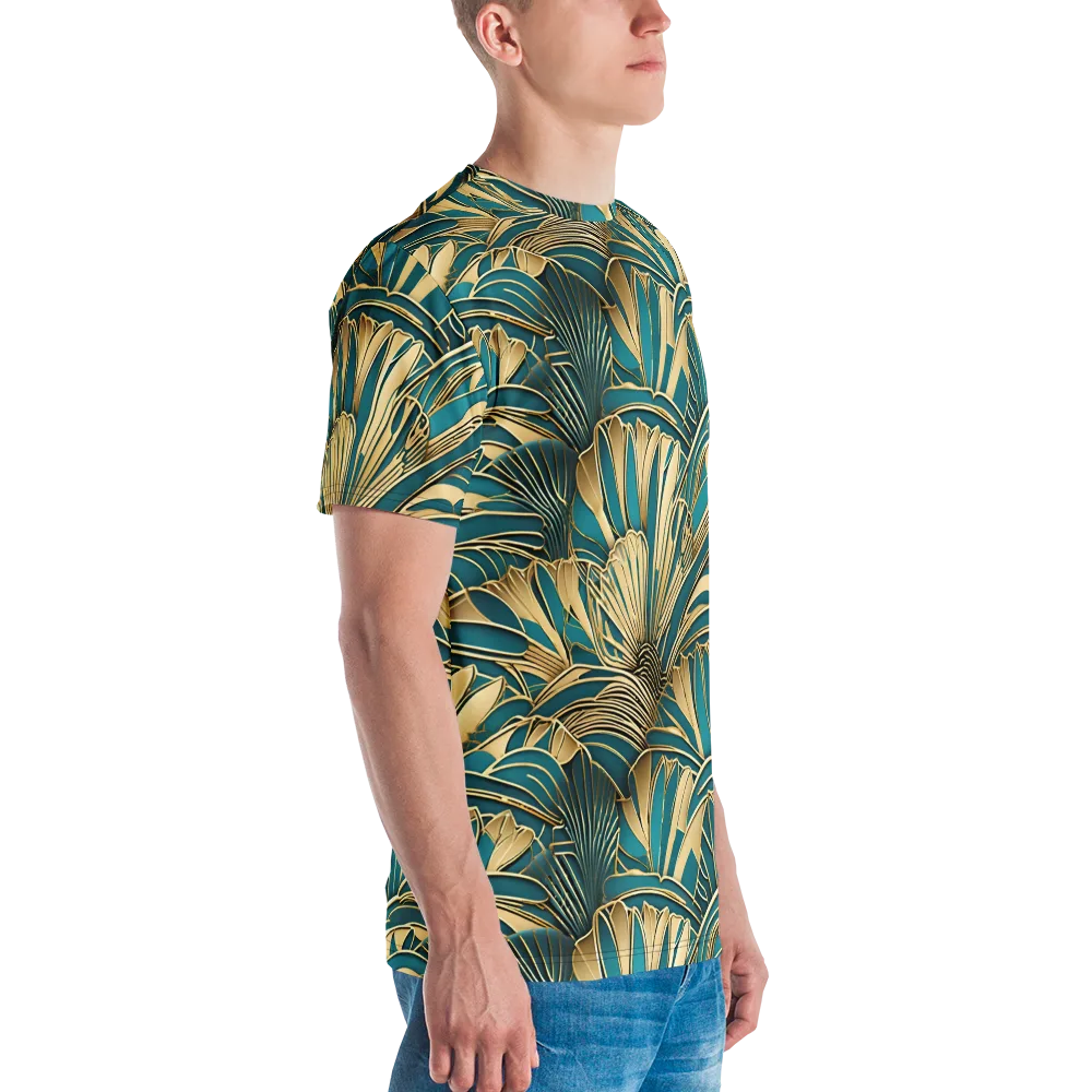 Gilded Botanica on Men's Crew Neck T-Shirt — Right
