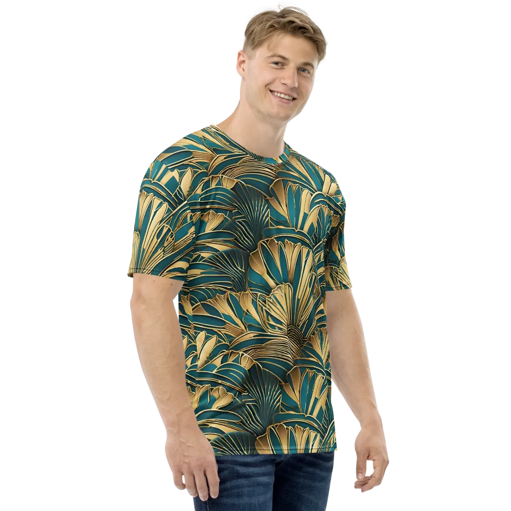 Gilded Botanica on Men's Crew Neck T-Shirt — Right