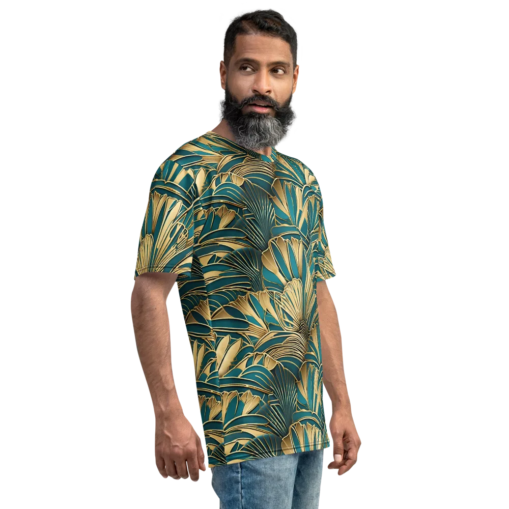 Gilded Botanica on Men's Crew Neck T-Shirt — Right