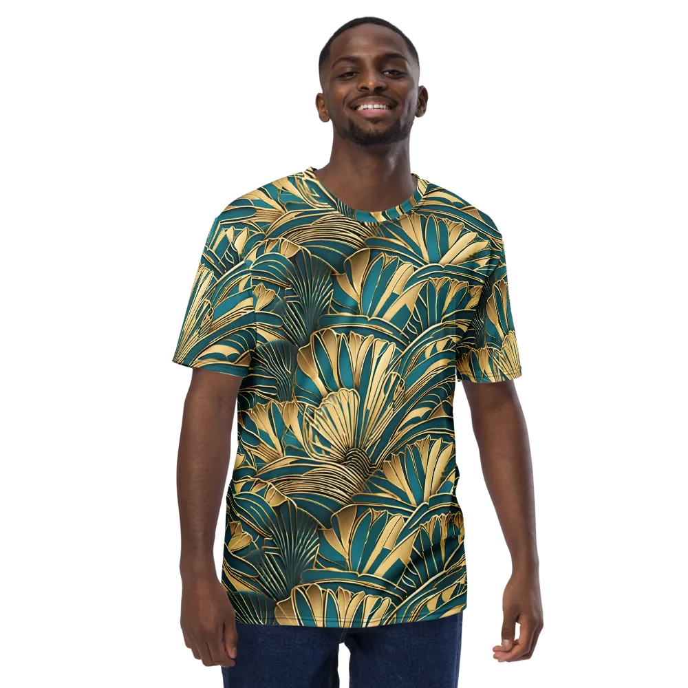 Gilded Botanica on Men's Crew Neck T-Shirt — Front