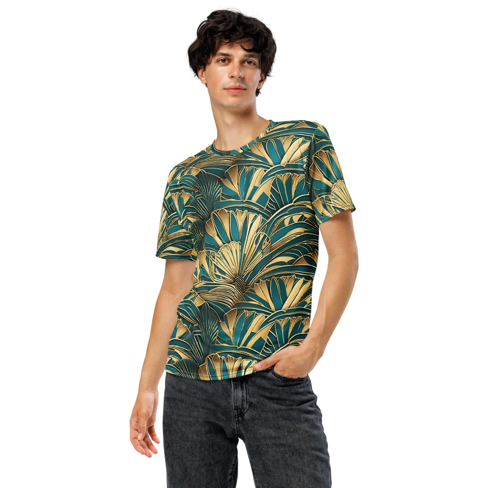 Gilded Botanica on Men's Crew Neck T-Shirt — Front