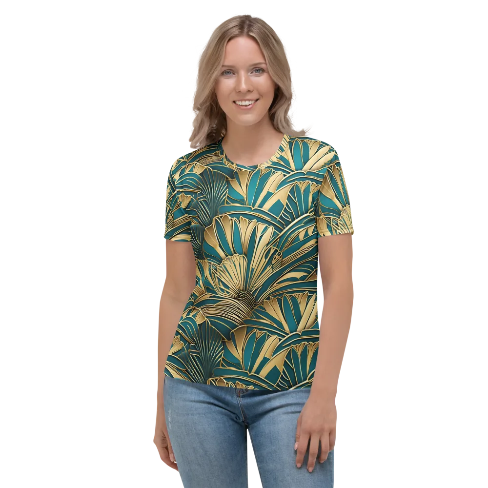 Gilded Botanica on Women's Crew Neck T-Shirt — Front