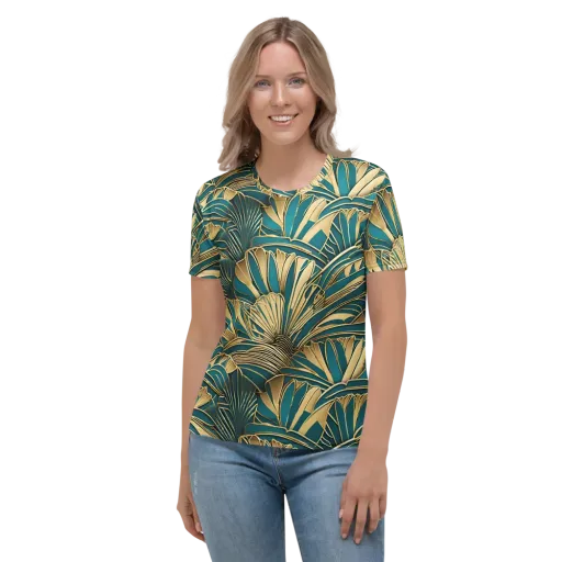 Gilded Botanica on a Women's Crew Neck T-Shirt