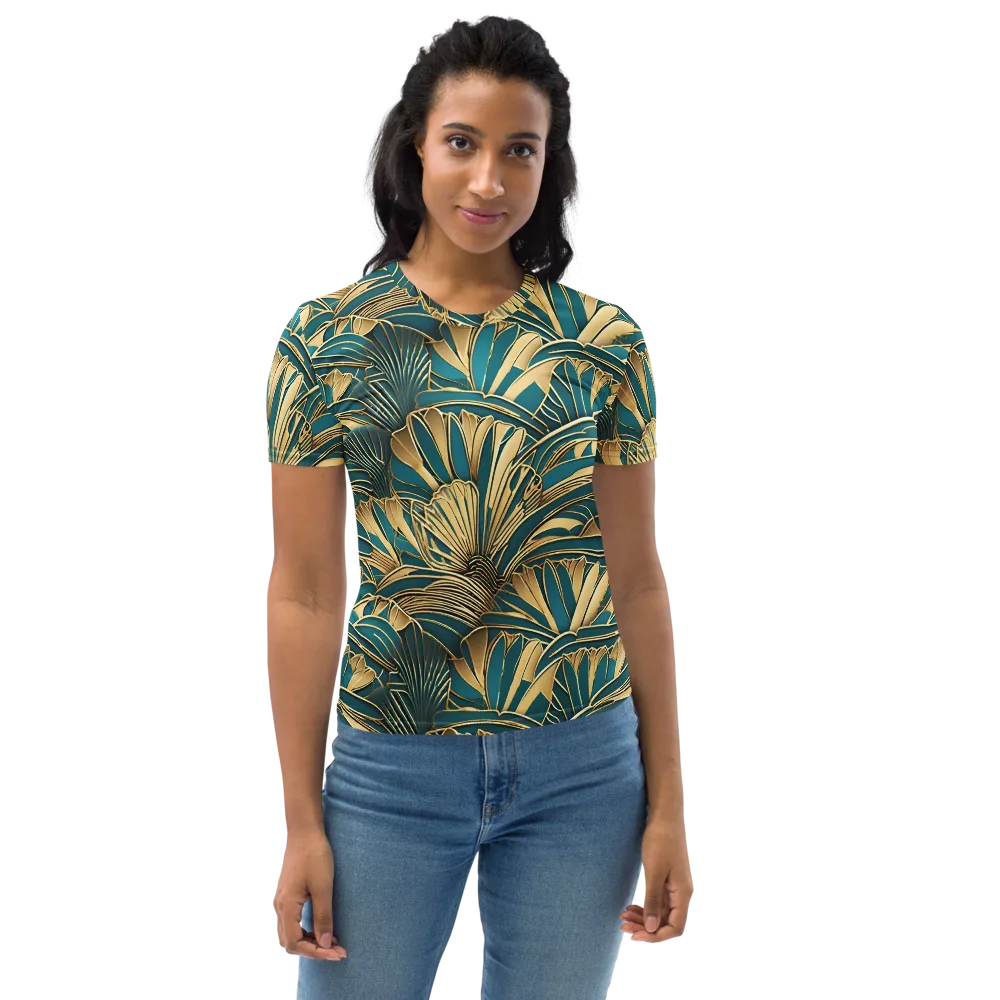 Gilded Botanica on Women's Crew Neck T-Shirt — Front