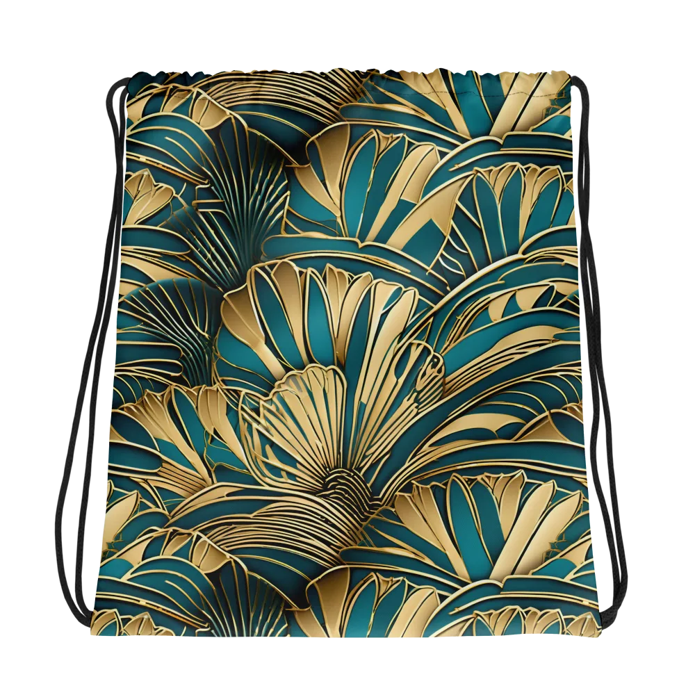 Gilded Botanica on Drawstring Bag — Photo
