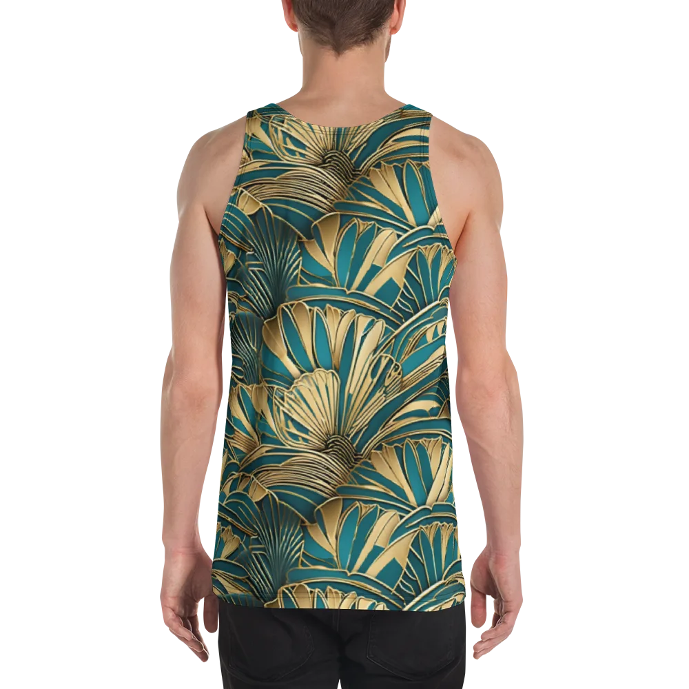 Gilded Botanica on Men's Tank Top — Back