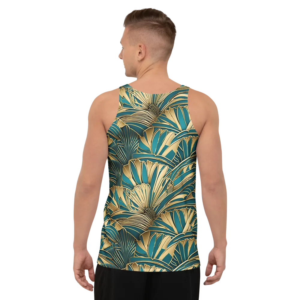 Gilded Botanica on Men's Tank Top — Back