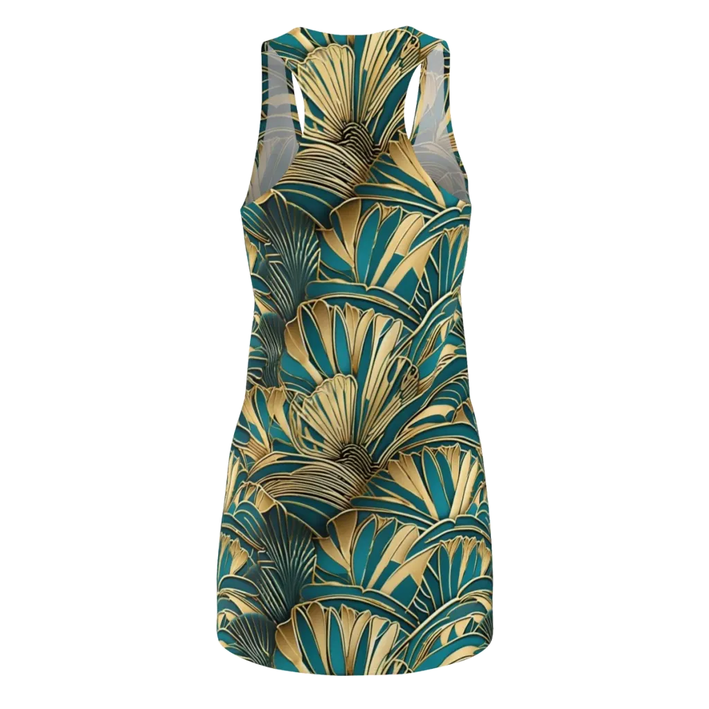 Gilded Botanica on Racerback Dress — Back