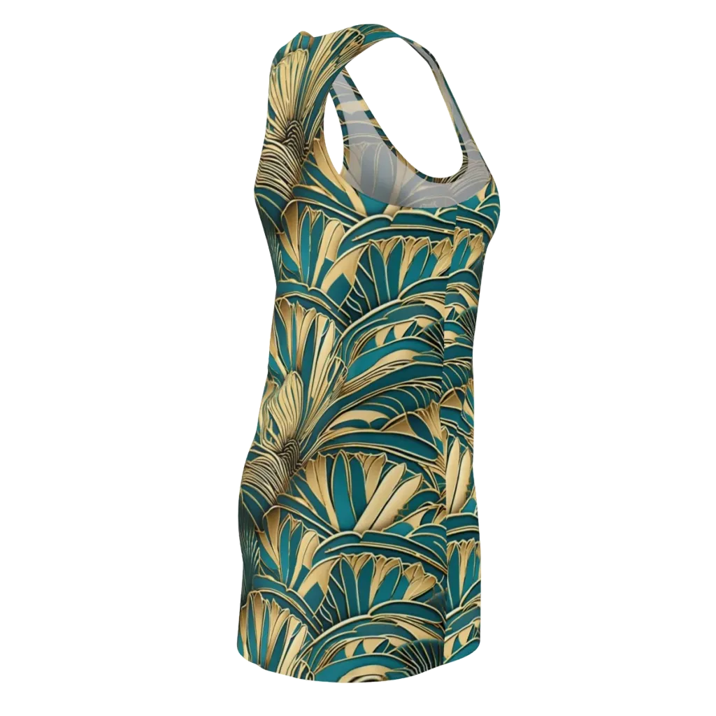 Gilded Botanica on Racerback Dress — Back Side