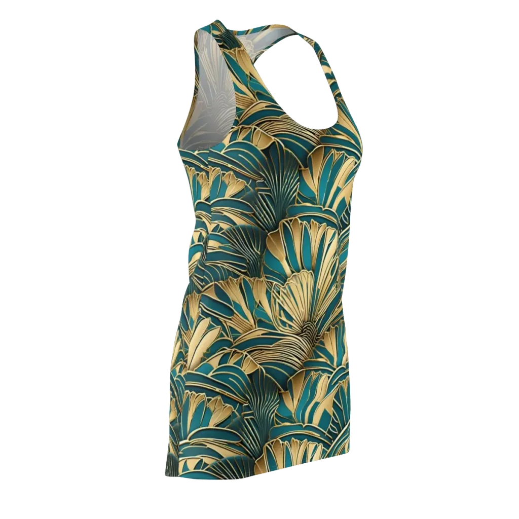 Gilded Botanica on Racerback Dress — Front Side