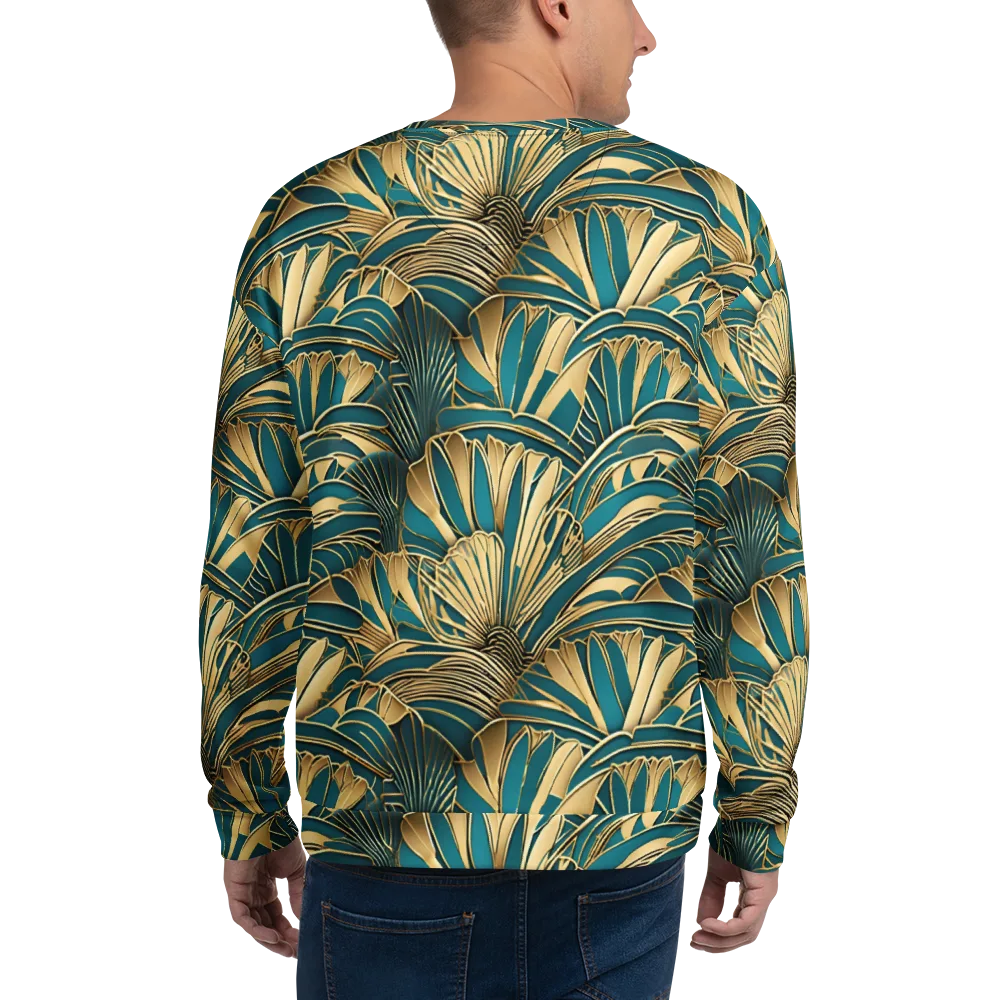 Gilded Botanica on Sweatshirt — Back