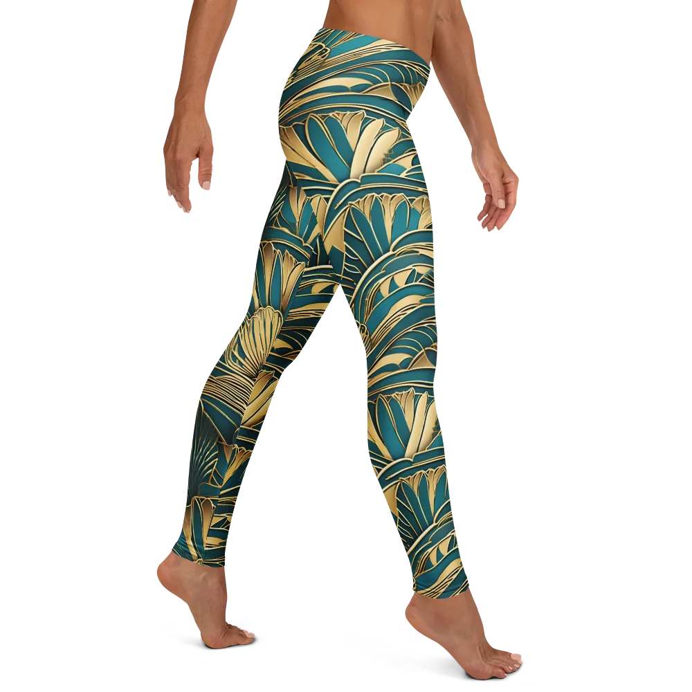 Gilded Botanica on Leggings — Right