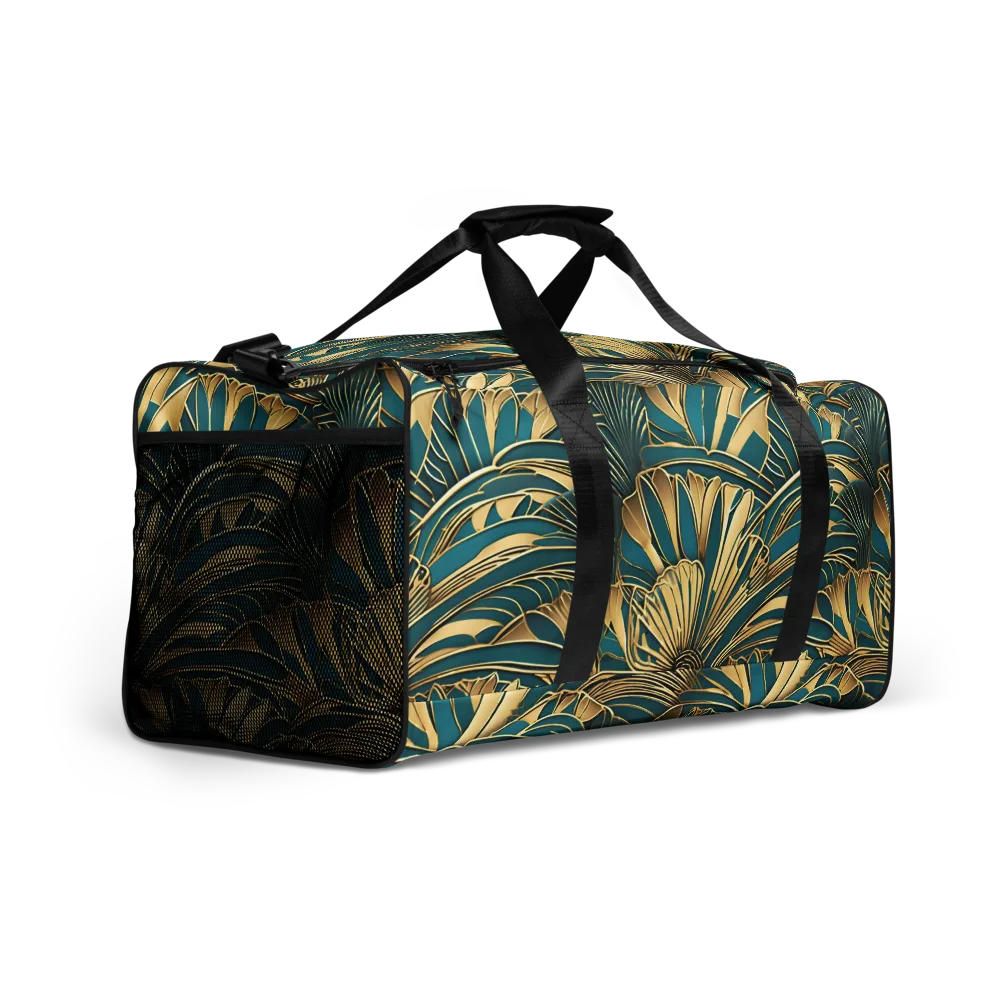 Gilded Botanica on Duffle Bag — Right Front