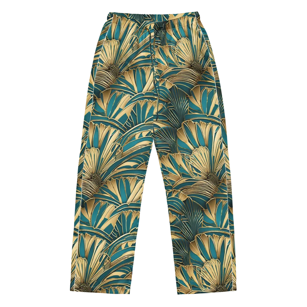 Gilded Botanica on Women's Pajama Pants — Front