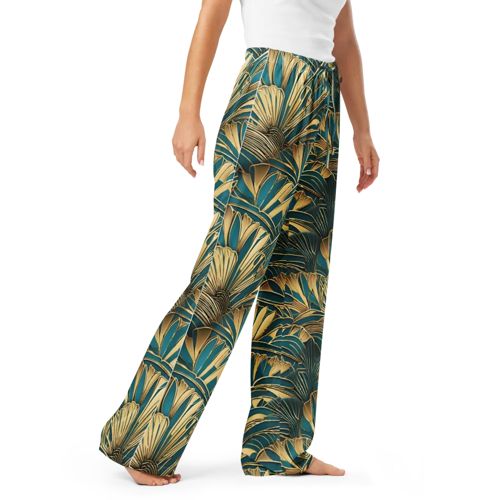 Gilded Botanica on Women's Pajama Pants — Right Front