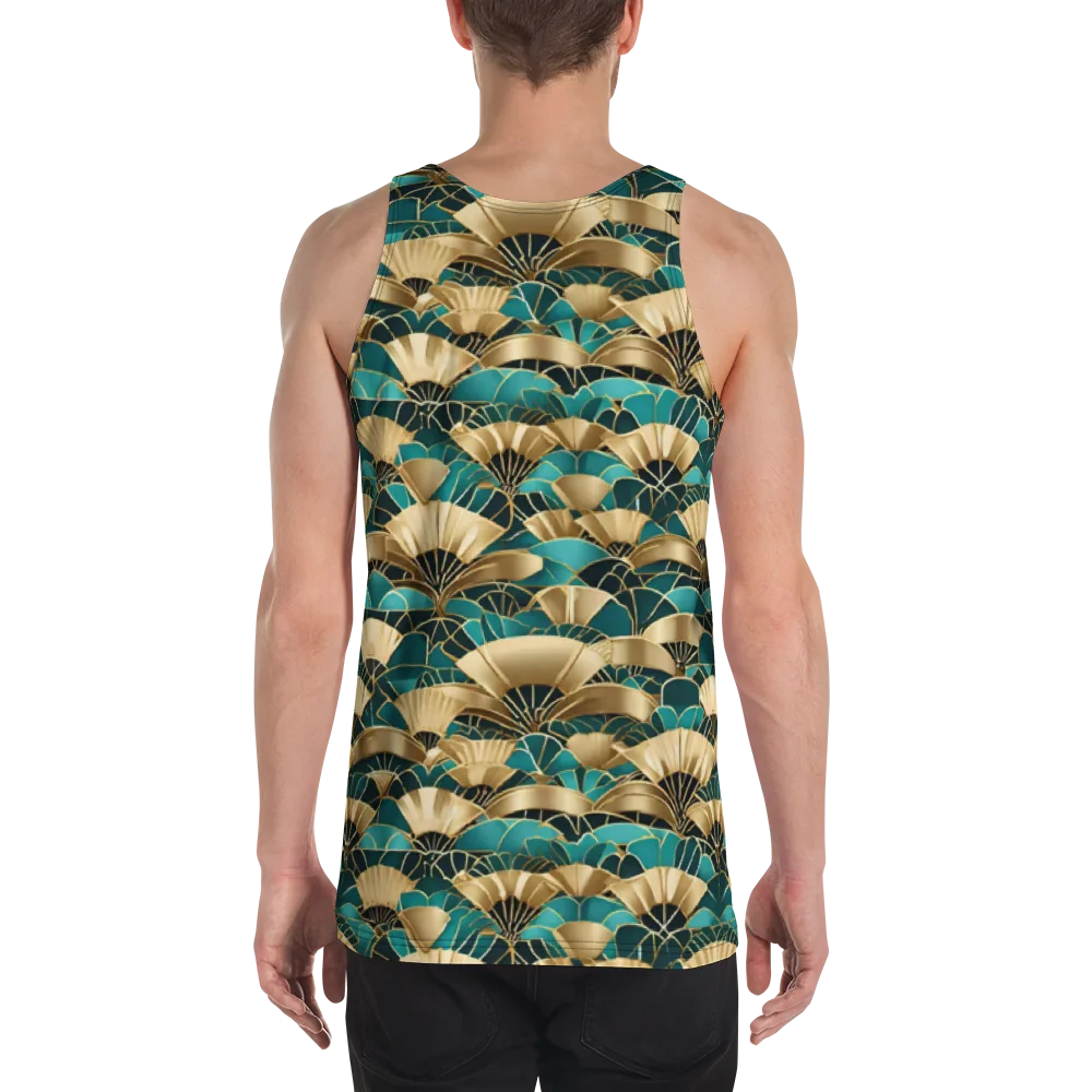Gilded Fans on Men's Tank Top — Back