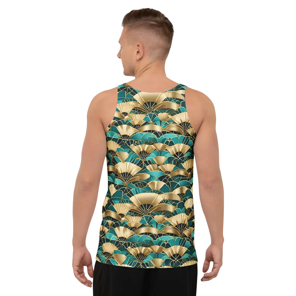 Gilded Fans on Men's Tank Top — Back