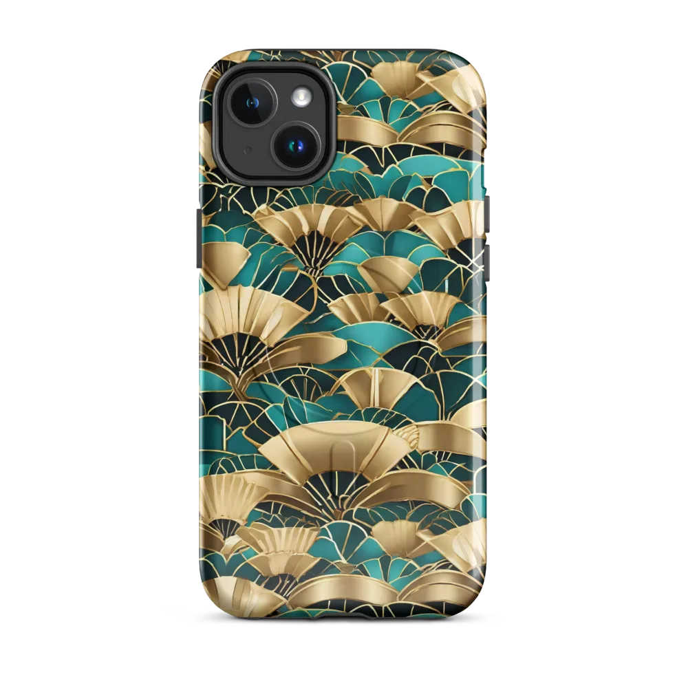 Gilded Fans on MagSafe Tough Case for iPhone® — Front