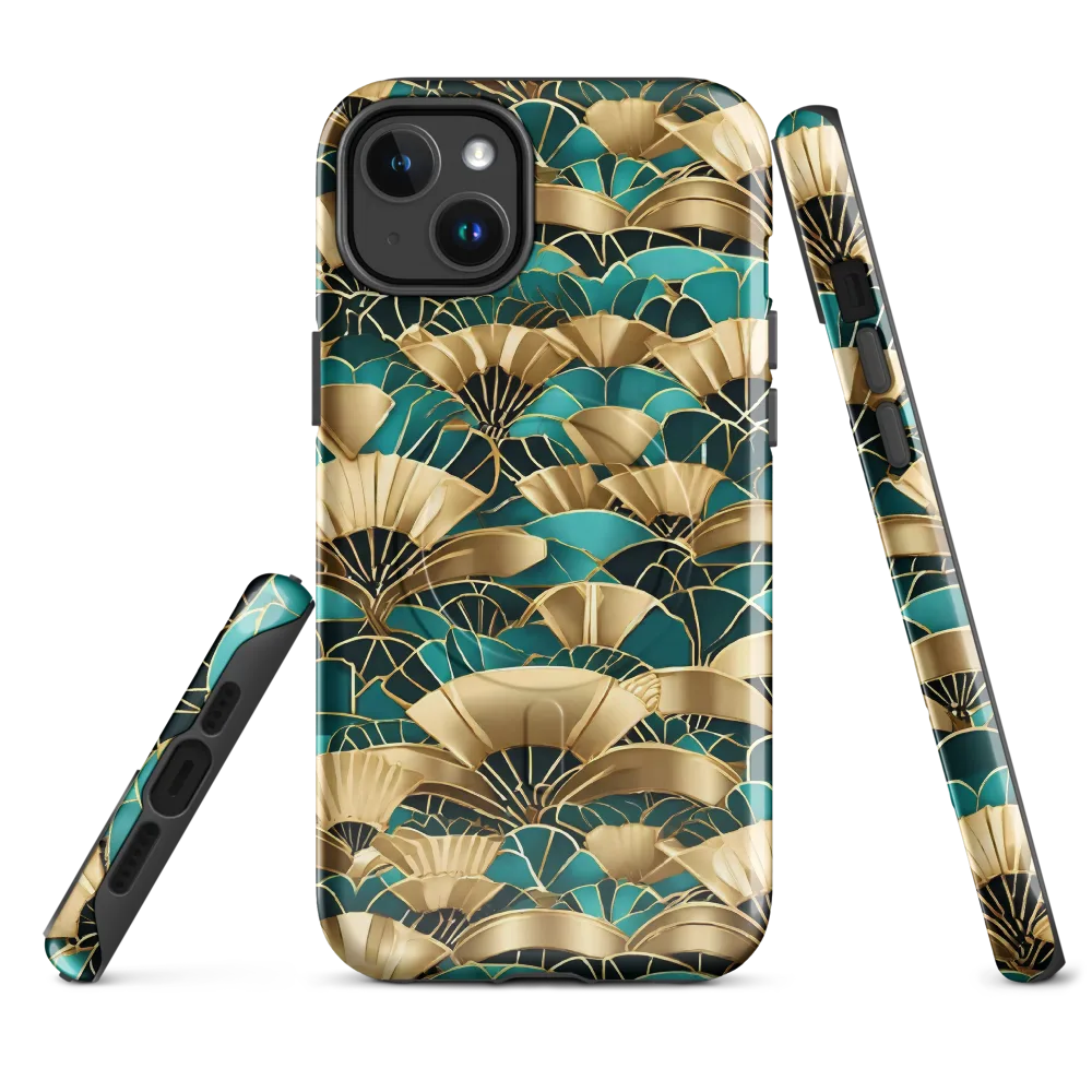 Gilded Fans on MagSafe Tough Case for iPhone® — Front