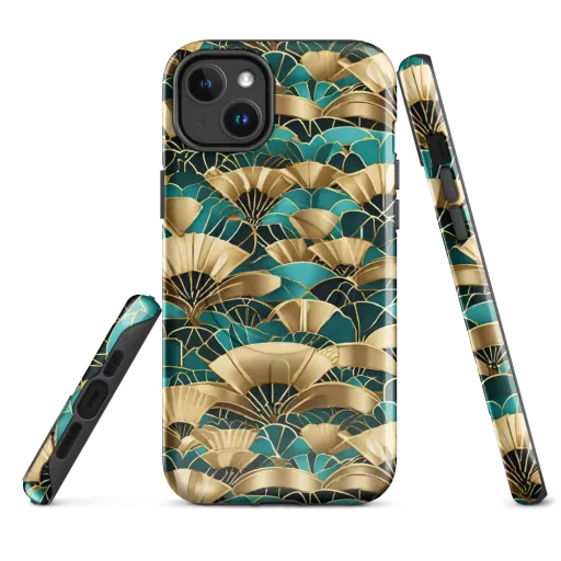 Gilded Fans on a MagSafe Tough Case for iPhone®