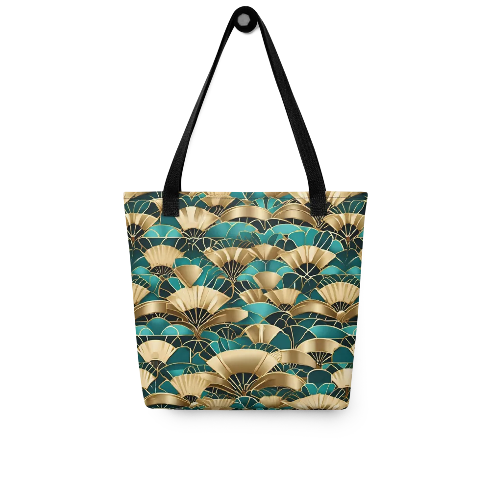 Gilded Fans on Tote Bag — Front
