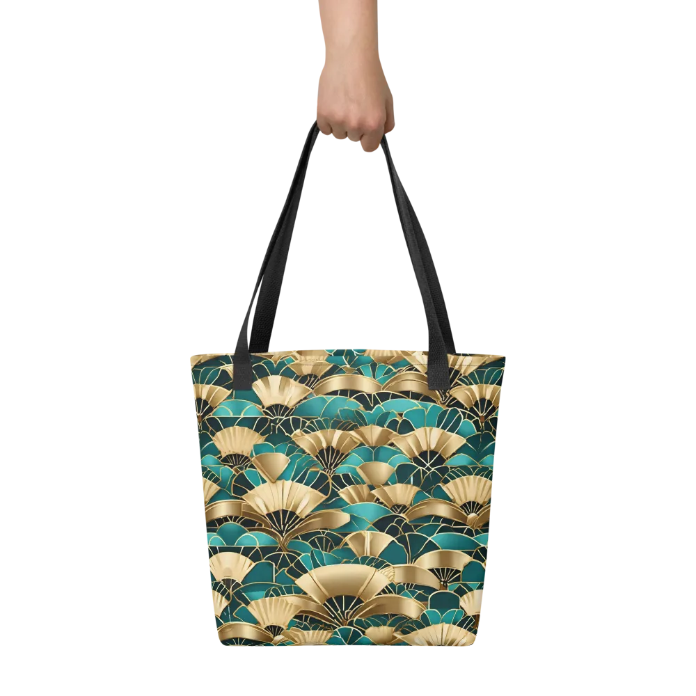 Gilded Fans on Tote Bag — Front