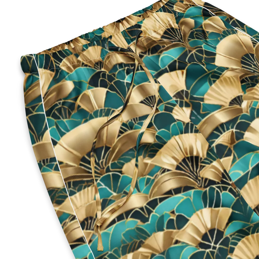 Gilded Fans on Women's Pajama Pants — Product details