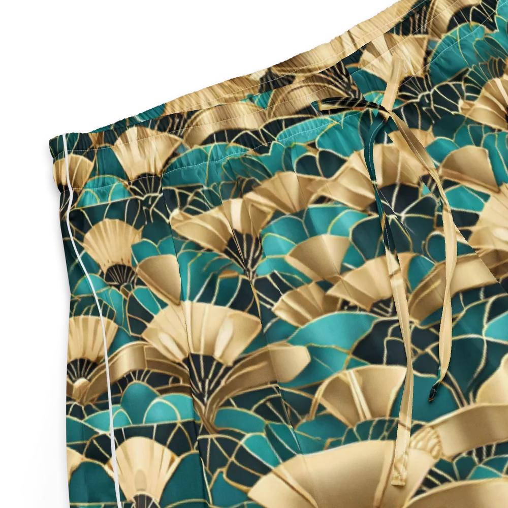 Gilded Fans on Women's Pajama Shorts — Product details