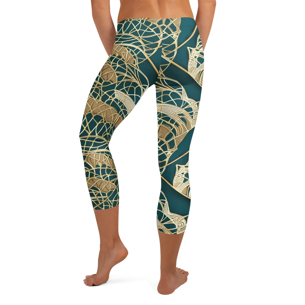 Venetian Canopy on Capri Leggings — Back