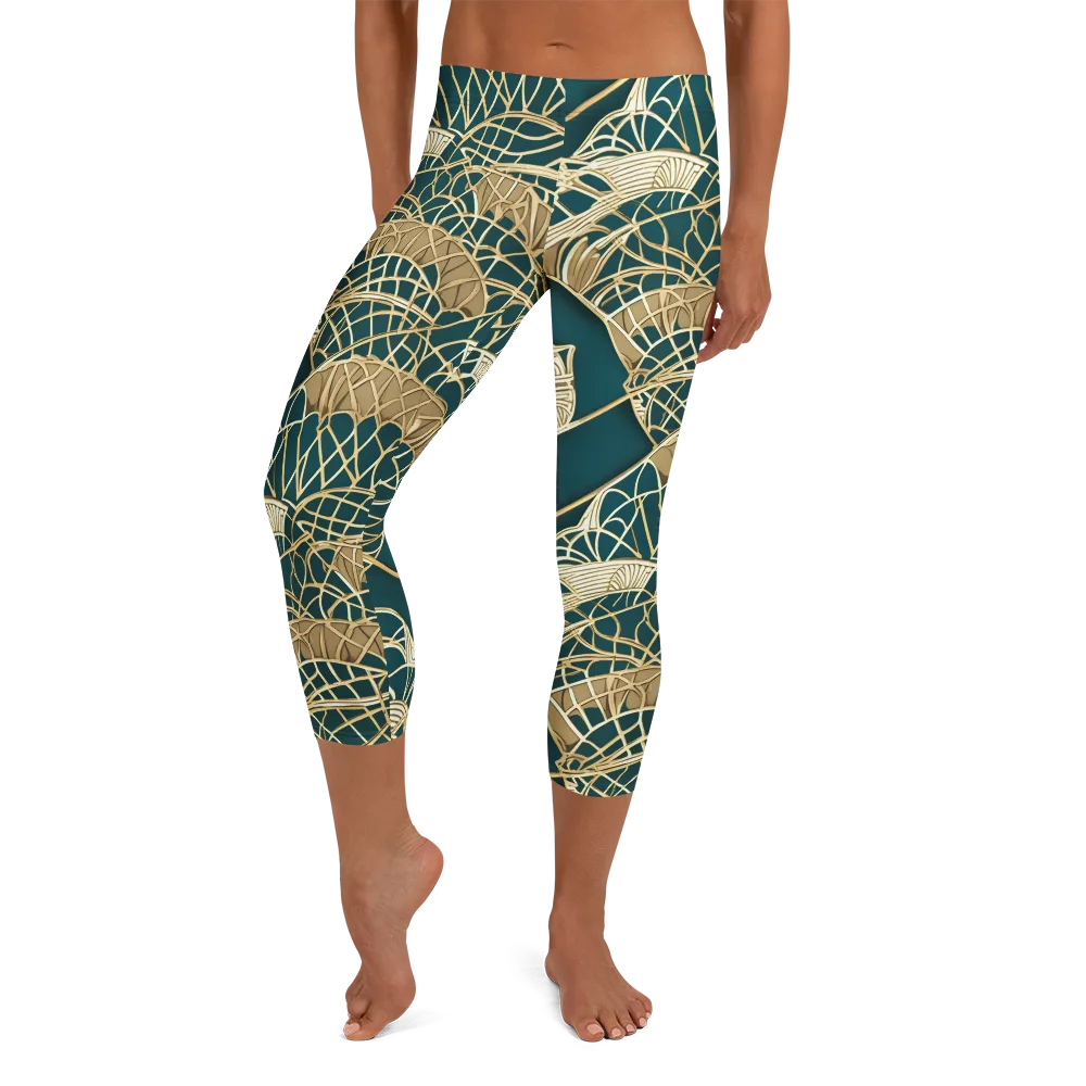 Venetian Canopy on Capri Leggings — Front