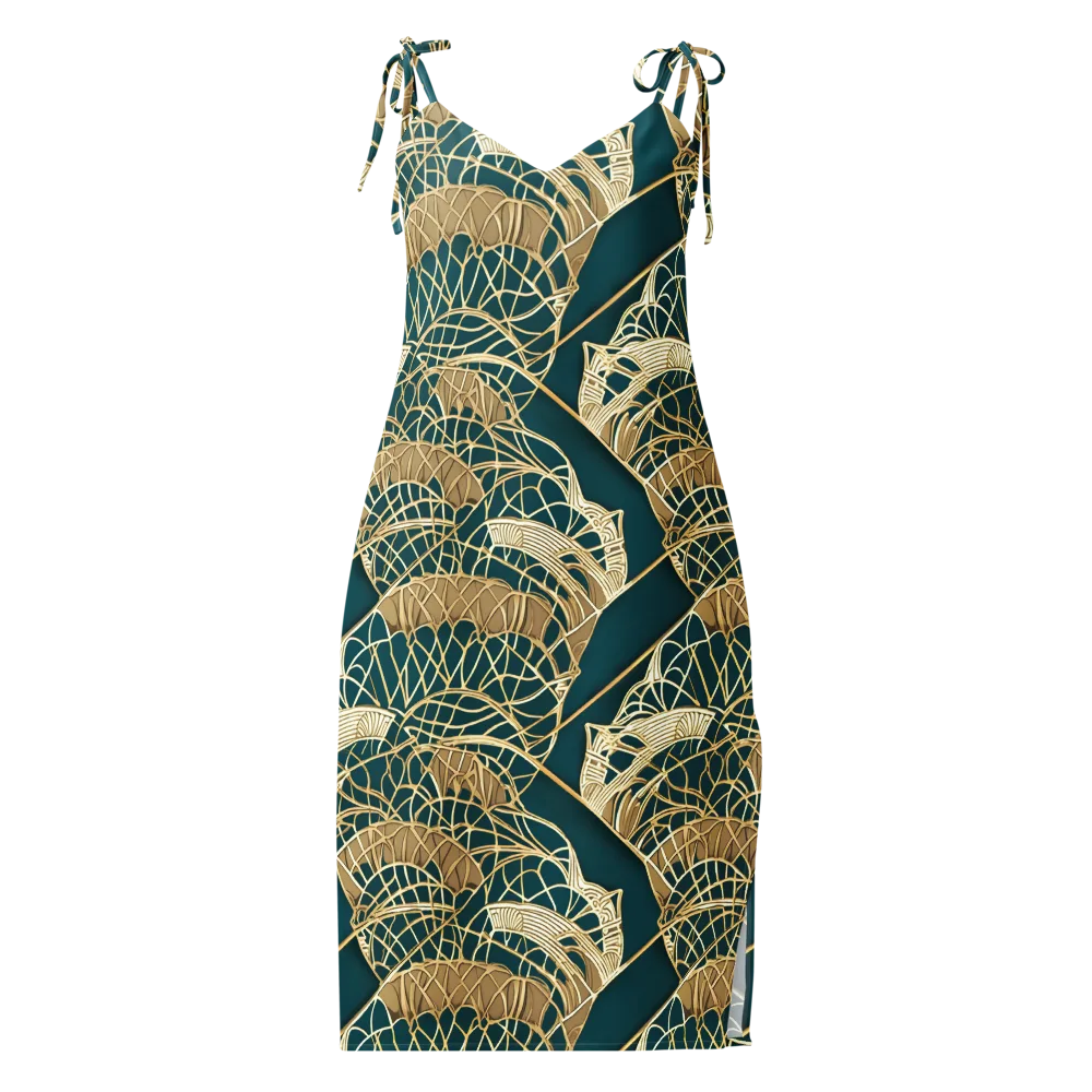 Venetian Canopy on Slip Dress — Front