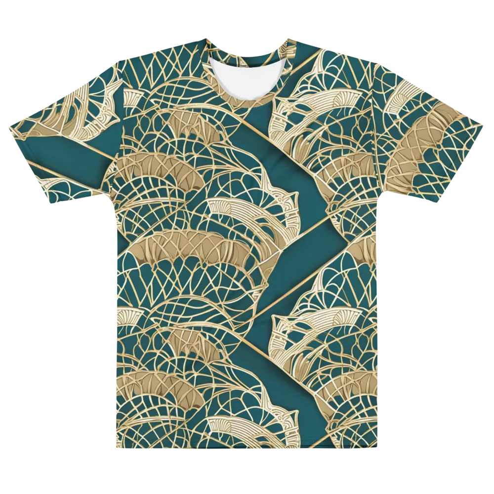 Venetian Canopy on Men's Cotton Crew Neck T-Shirt — Front