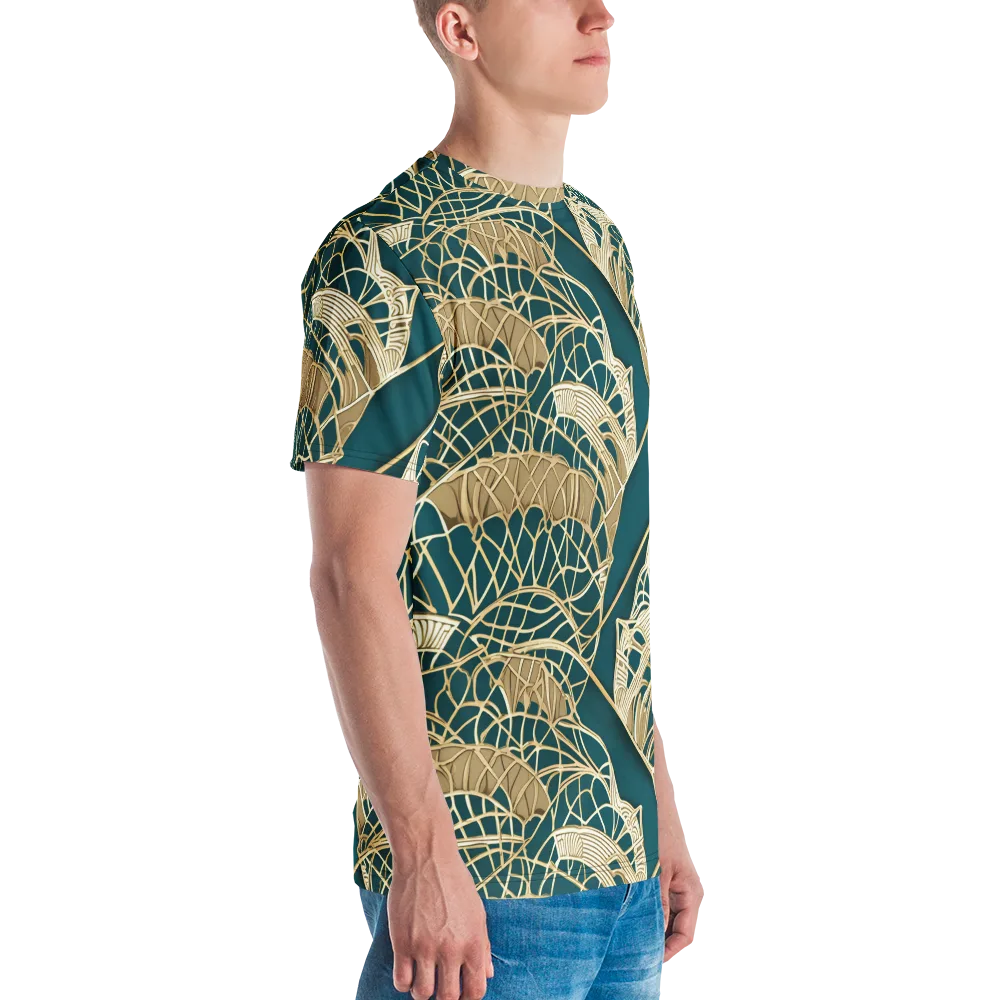 Venetian Canopy on Men's Crew Neck T-Shirt — Right