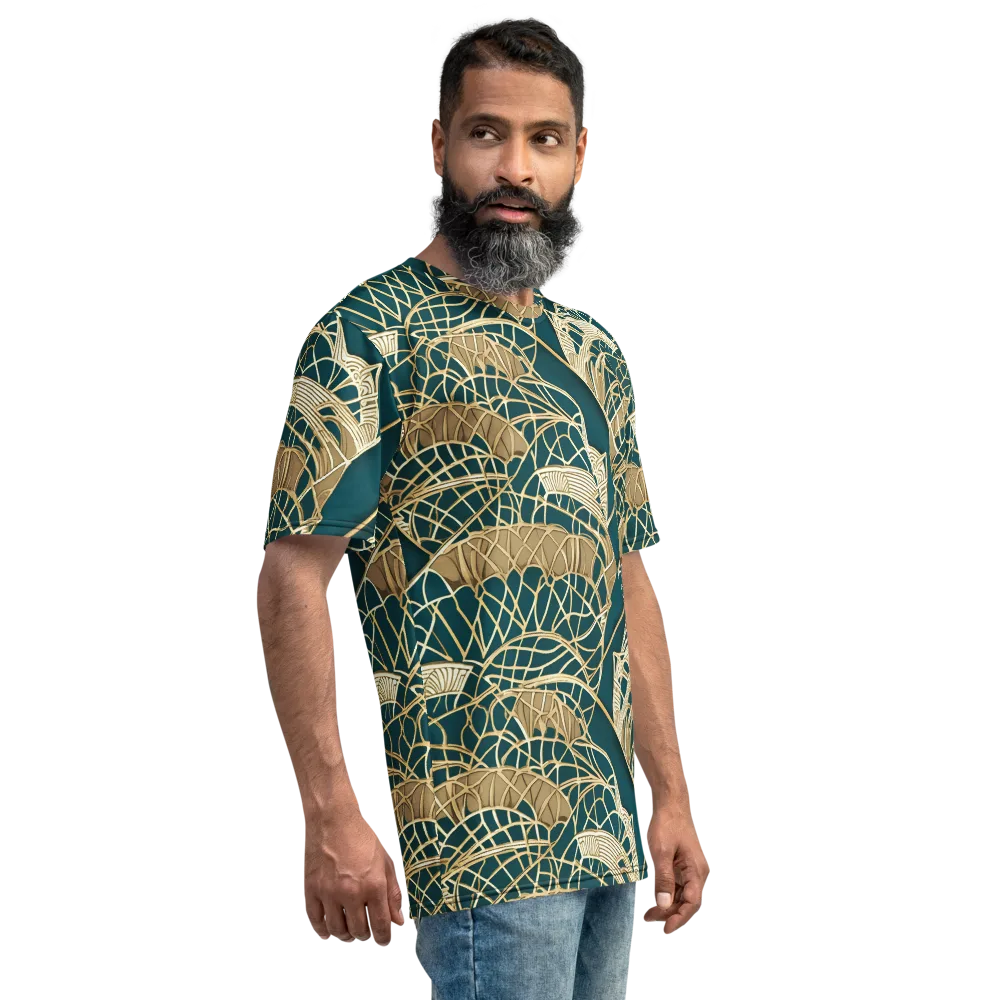Venetian Canopy on Men's Crew Neck T-Shirt — Right