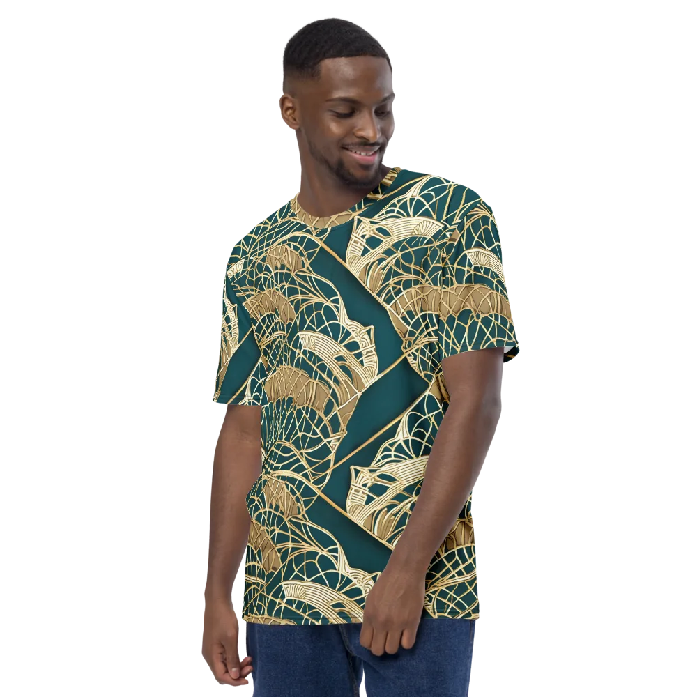 Venetian Canopy on Men's Crew Neck T-Shirt — Left